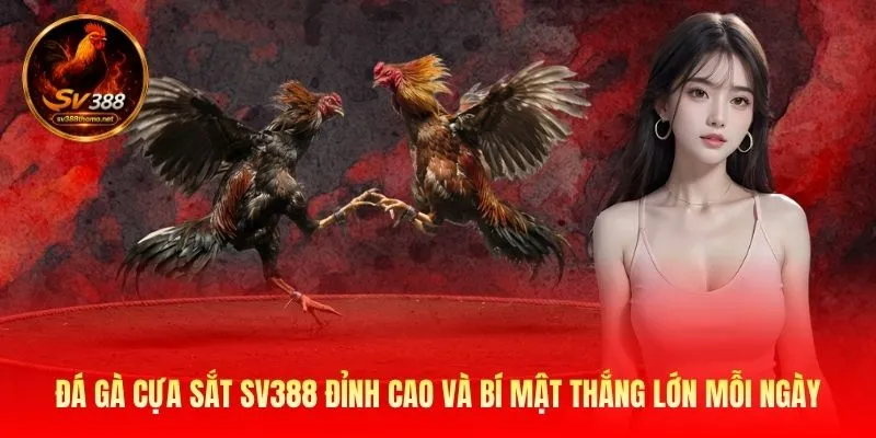 Đá Gà Cựa Sắt SV388 Đỉnh Cao Và Bí Mật Thắng Lớn Mỗi Ngày 1 Đá gà cựa sắt